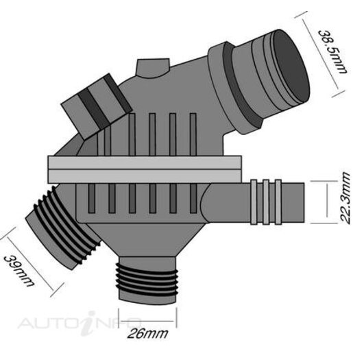 Tridon Thermostat & Housing Assembly - TT568-217