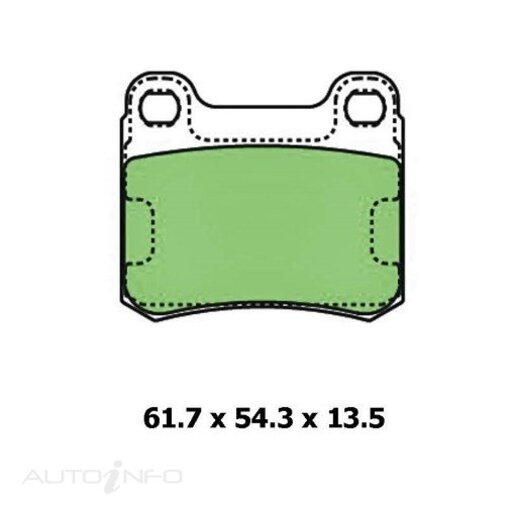 Masterpart Rear Brake Pads - DB328MP