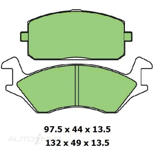 Masterpart Front Brake Pads - DB193MP