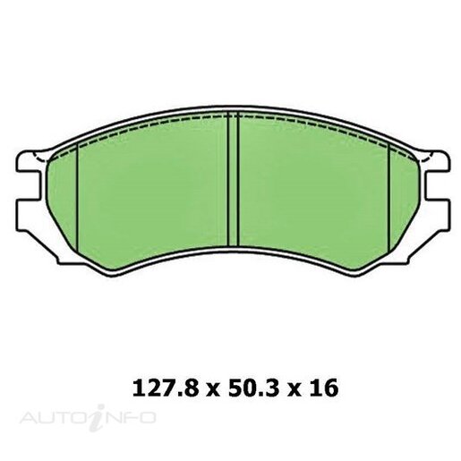 Masterpart Front Brake Pads - DB1214MP