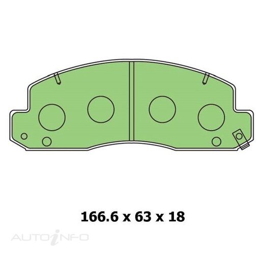 Masterpart Front Brake Pads - DB1293MP