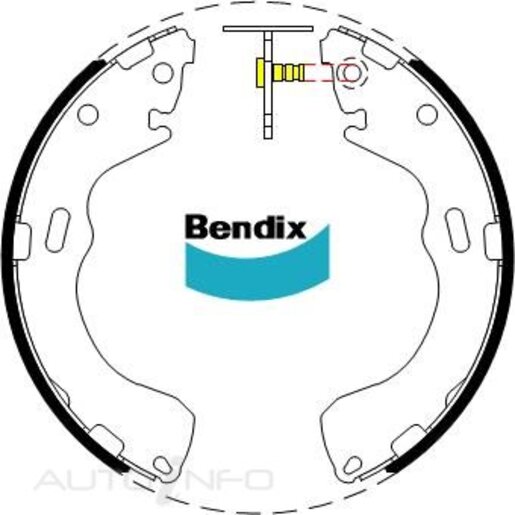 Bendix Rear Brake Shoes - BS1791