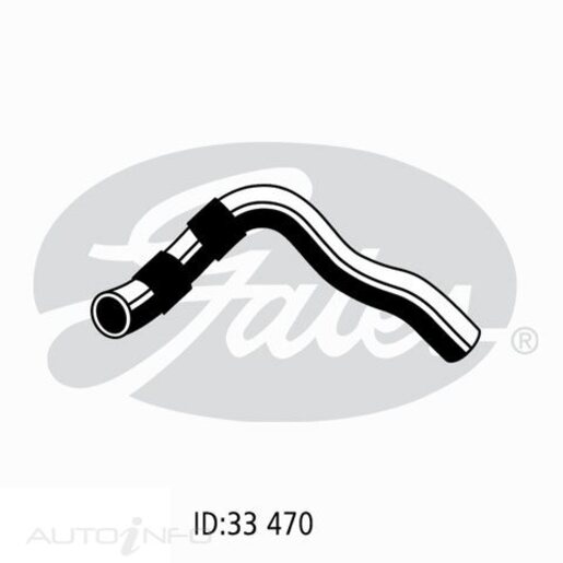 Gates Lower Radiator Hose - 05-2095