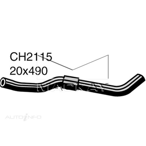 Mackay Radiator Upper Hose - CH2115