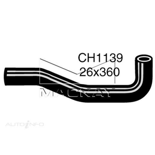 Mackay Radiator Upper Hose - CH1139