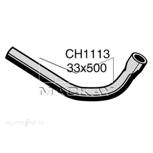 Mackay Radiator Lower Hose - CH1113