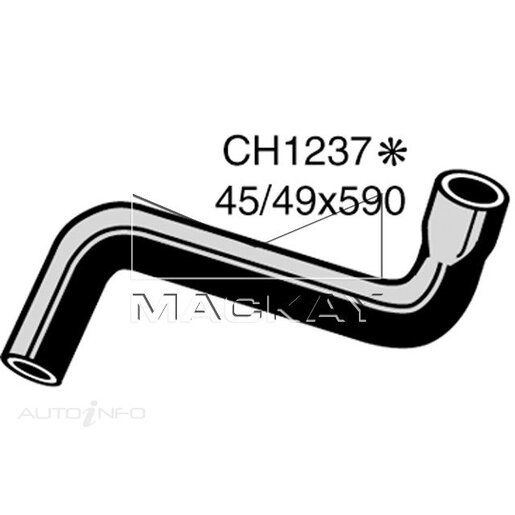 Mackay Radiator Lower Hose - CH1237