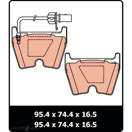 TRW Front Brake Pads - GDB1507