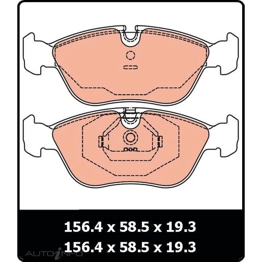 TRW Front Brake Pads - GDB1159