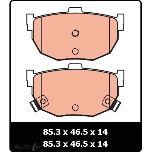 TRW Rear Brake Pads - GDB1010