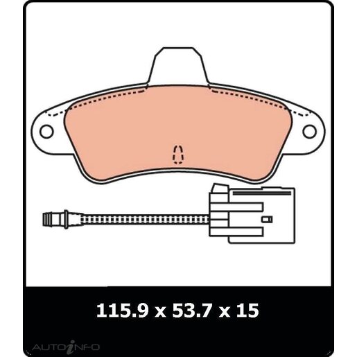 TRW Rear Brake Pads - GDB1112