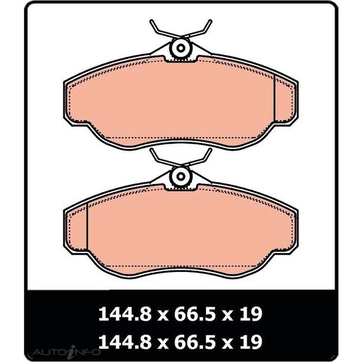 TRW Front Brake Pads - GDB1156