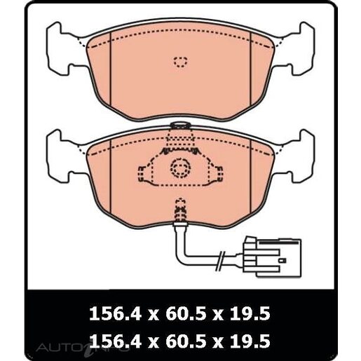 TRW Front Brake Pads - GDB1213