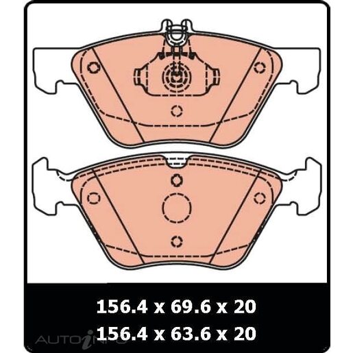 TRW Front Brake Pads - GDB1215