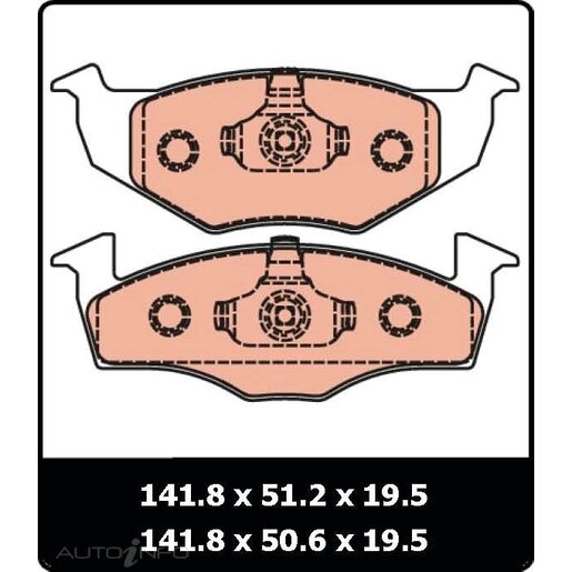 TRW Front Brake Pads - GDB1218