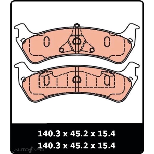 TRW Rear Brake Pads - GDB4123