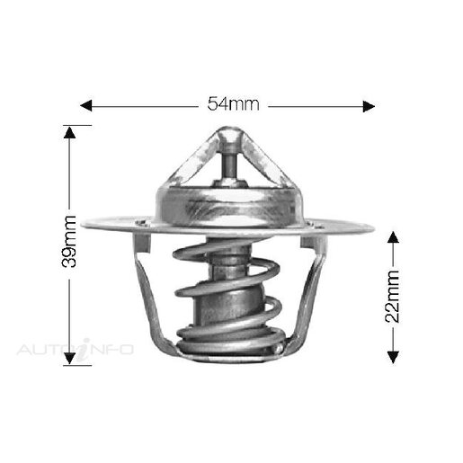 Dayco Thermostat 54mm Dia 91C Boxed - DT142B