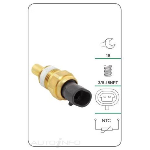 Tridon Engine Coolant Temp ECU Sensor - TCS152