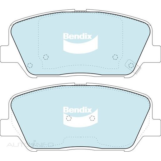 Bendix Ceramic Front Brake Pads - DB2270-GCT