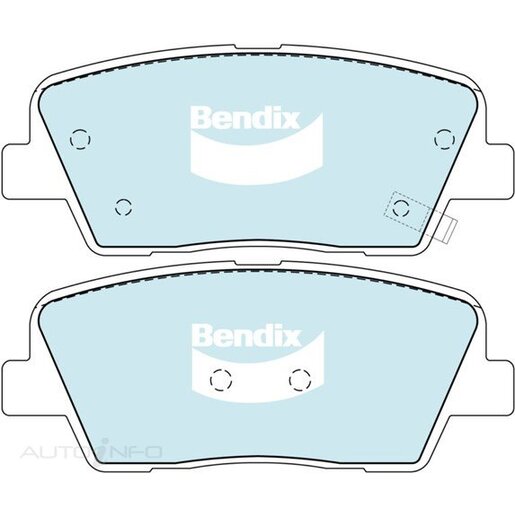 Bendix Ceramic Rear Brake Pads - DB2178-GCT