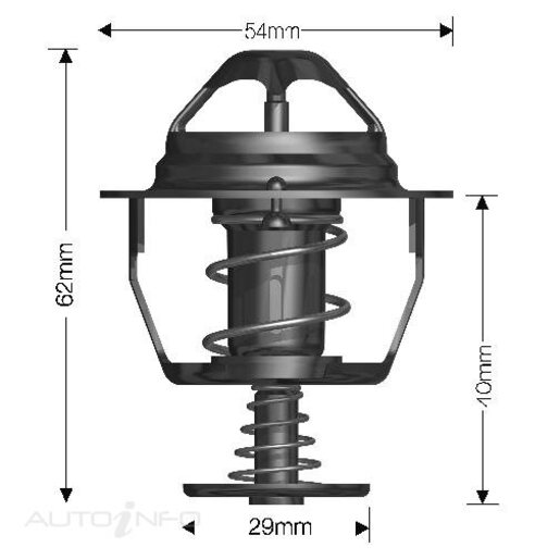 Dayco Thermostat 54mm Dia 82C Boxed - DT79A