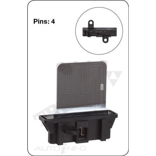 Tridon Heater Fan Resistor - TFR106