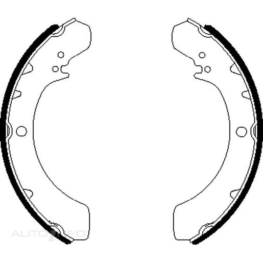 Bendix Rear Brake Shoes - BS1407