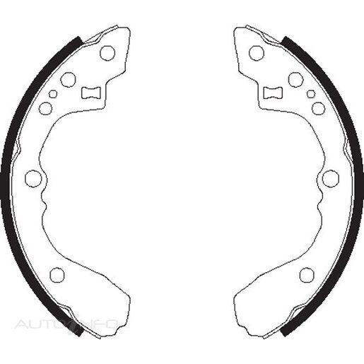 Bendix Rear Brake Shoes - BS1409