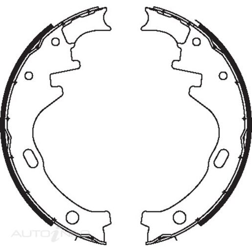 Bendix Rear Brake Shoes - BS1584