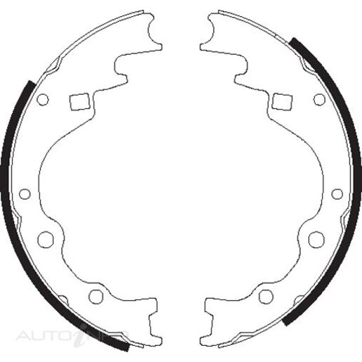 Bendix Rear Brake Shoes - BS1587