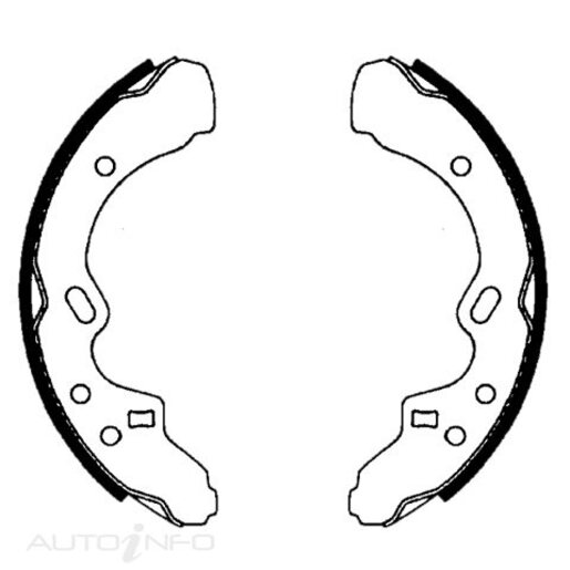 Bendix Rear Brake Shoes - BS1637