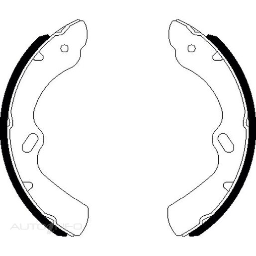 Bendix Rear Brake Shoes - BS1663