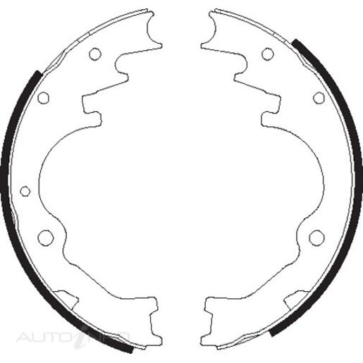 Bendix Rear Brake Shoes - BS1665