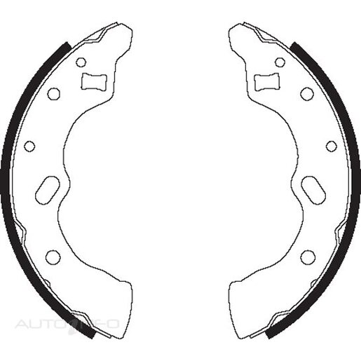 Bendix Rear Brake Shoes - BS1696