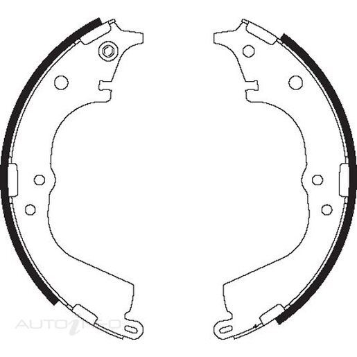 Bendix Rear Brake Shoes - BS1714