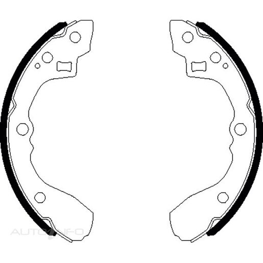 Bendix Rear Brake Shoes - BS1753