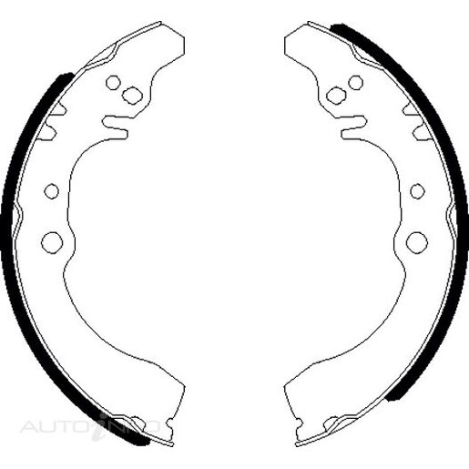 Bendix Rear Brake Shoes - BS1755