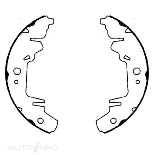 Bendix Rear Brake Shoes - BS1756