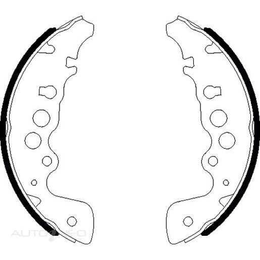 Bendix Rear Brake Shoes - BS1787