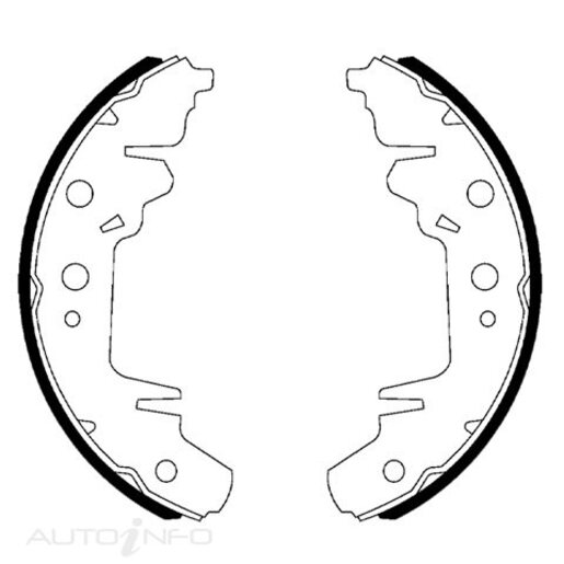 Bendix Rear Brake Shoes - BS1802