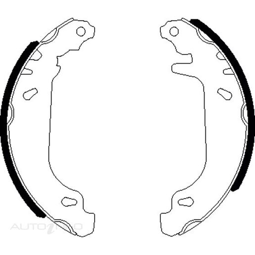 Bendix Rear Brake Shoes - BS1804