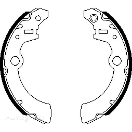 Bendix Rear Brake Shoes - BS1820