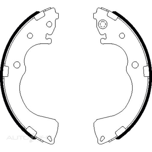 Bendix Rear Brake Shoes - BS1845