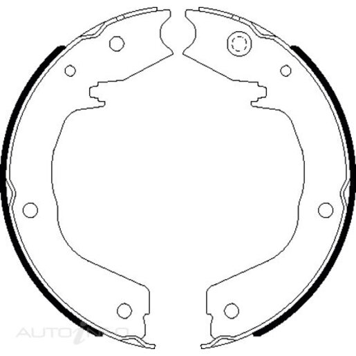 Bendix Parking Brake Shoe - BS1860