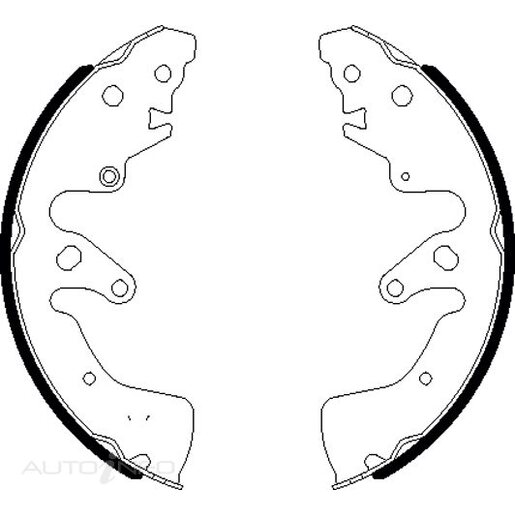 Bendix Rear Brake Shoes - BS1861