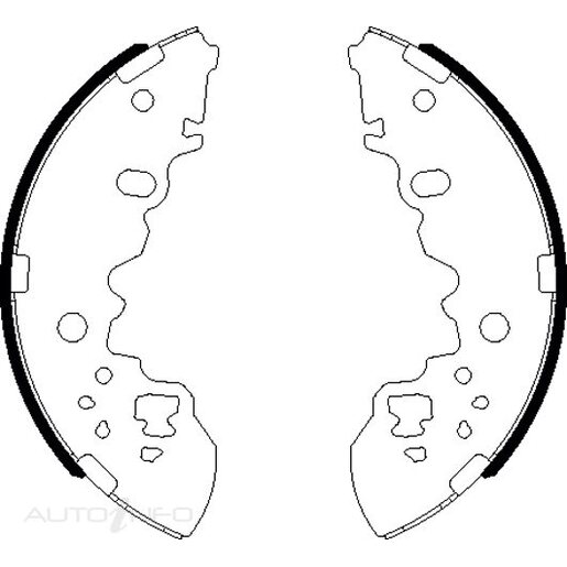 Bendix Rear Brake Shoes - BS1863