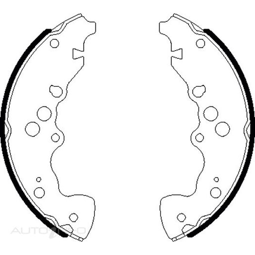 Bendix Rear Brake Shoes - BS1869