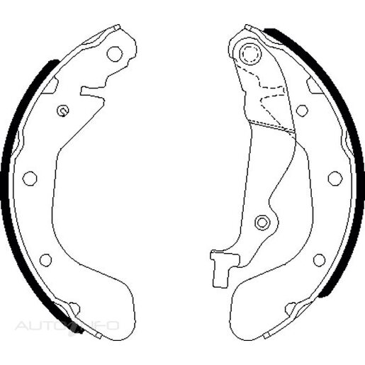 Bendix Rear Brake Shoes - BS1870