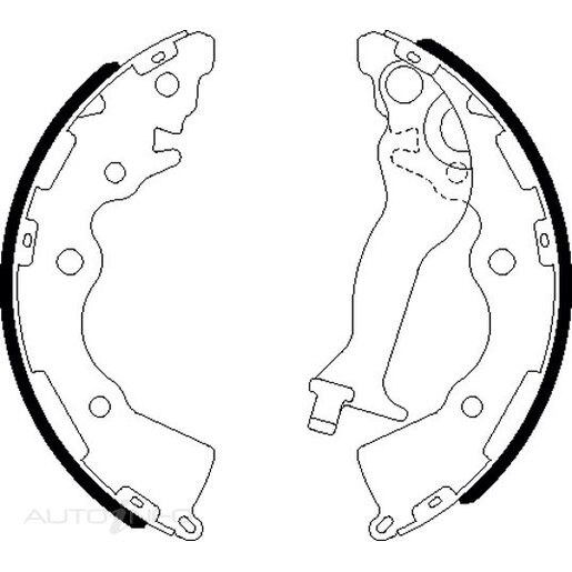 Bendix Rear Brake Shoes - BS5014