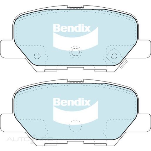 Bendix Ceramic Rear Brake Pads - DB2294-GCT